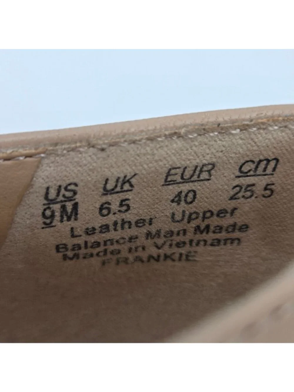 Franco Sarto Frankie Pointed Toe Leather Wedge Heels Nude Size 9M